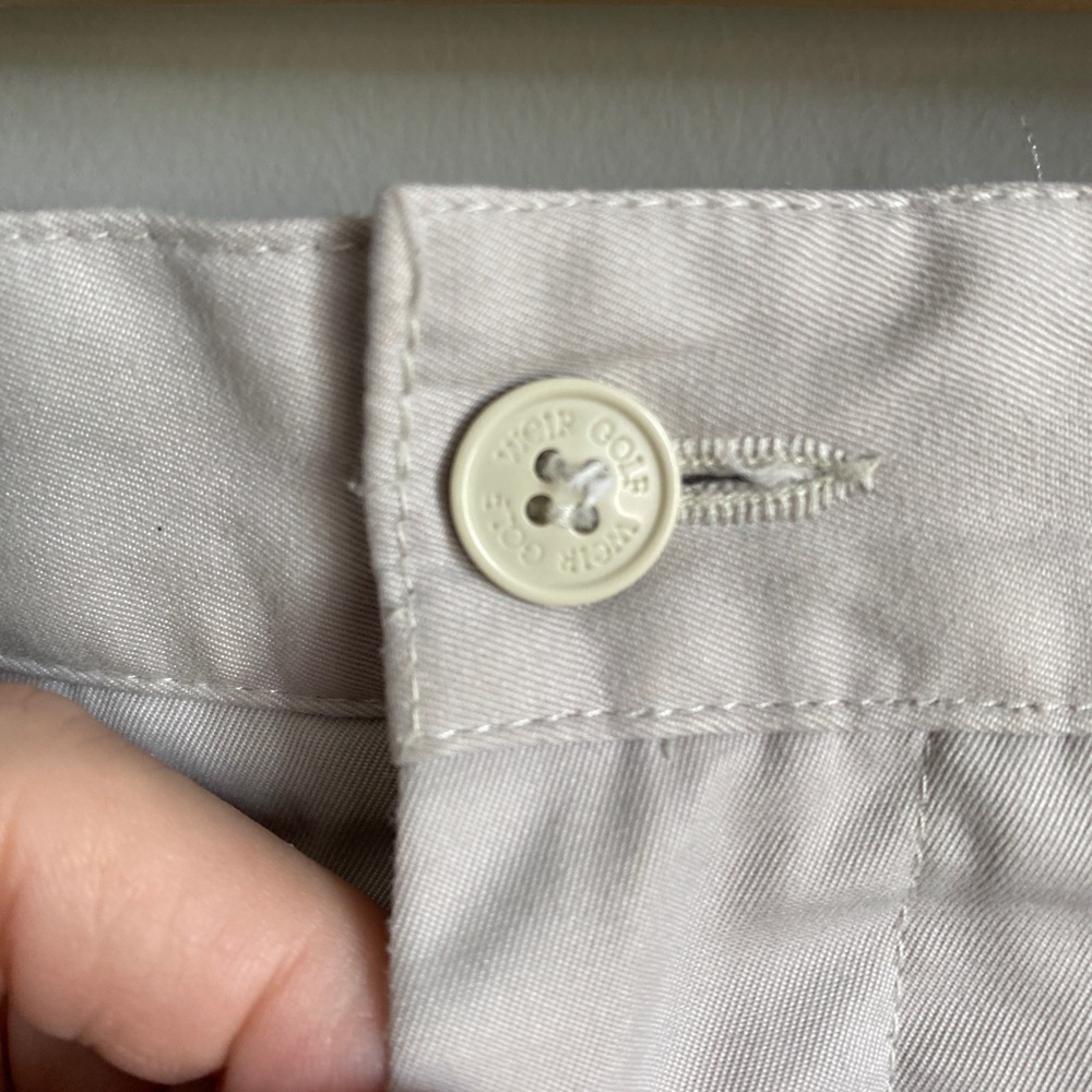 Weir Golf Men's Gray/Beige Performance Golf Shorts Size 36 Preppy Clubhouse - Picture 4 of 13